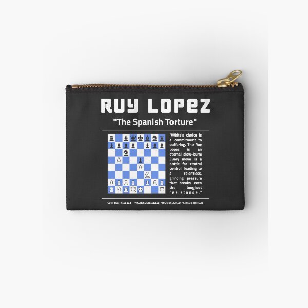 Item preview, RUY LOPEZ Chess T-Shirt | The Spanish Torture Opening designed and sold by Sorcend.