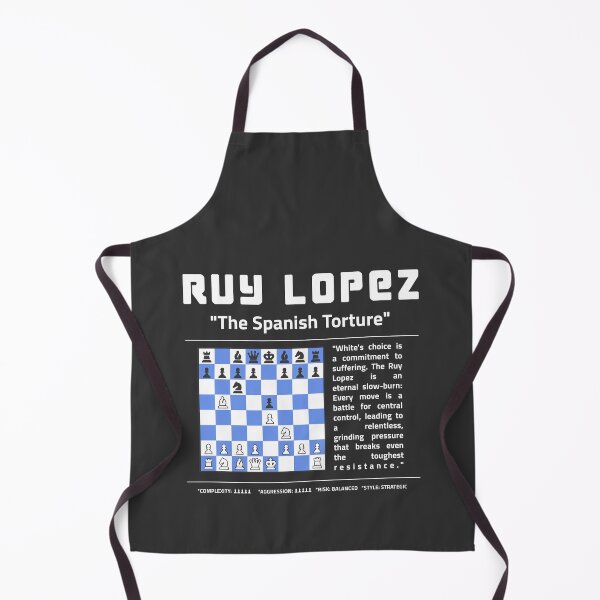 Item preview, RUY LOPEZ Chess T-Shirt | The Spanish Torture Opening designed and sold by Sorcend.
