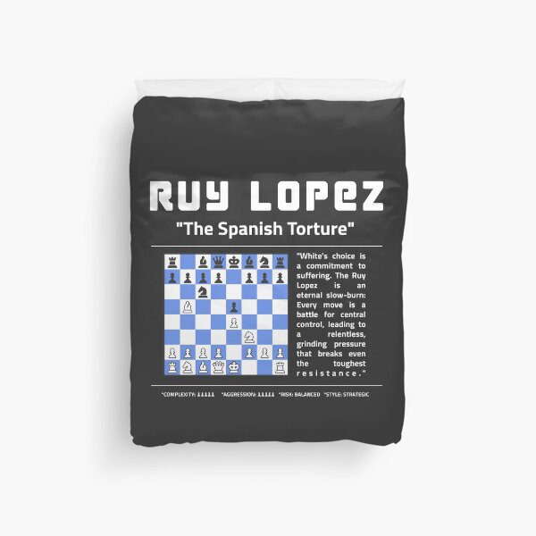 Item preview, RUY LOPEZ Chess T-Shirt | The Spanish Torture Opening designed and sold by Sorcend.