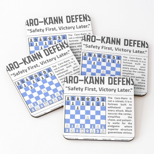 Item preview, CARO-KANN DEFENSE Chess T-Shirt | Safety First. Victory Later. designed and sold by Sorcend.