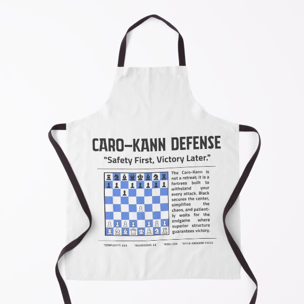 Item preview, CARO-KANN DEFENSE Chess T-Shirt | Safety First. Victory Later. designed and sold by Sorcend.