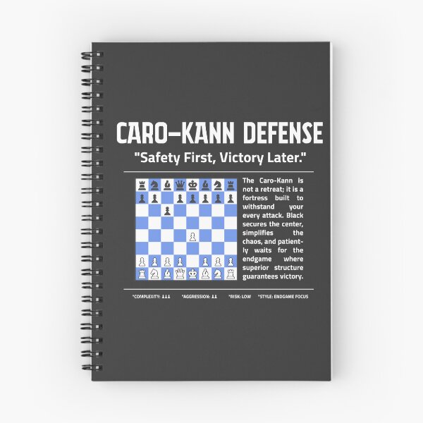Item preview, CARO-KANN DEFENSE Chess T-Shirt | Safety First. Victory Later. designed and sold by Sorcend.
