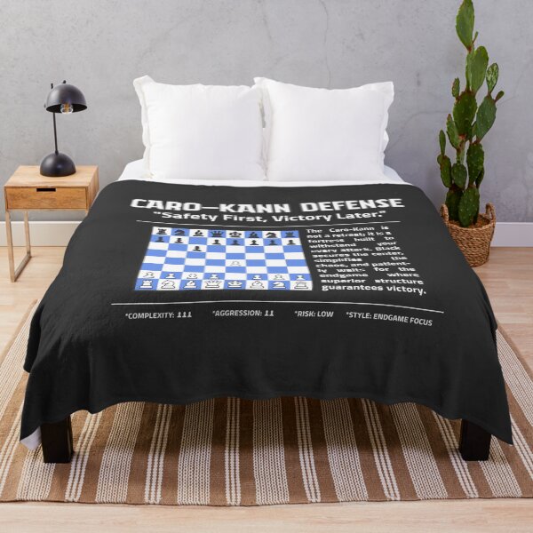 Item preview, CARO-KANN DEFENSE Chess T-Shirt | Safety First. Victory Later. designed and sold by Sorcend.