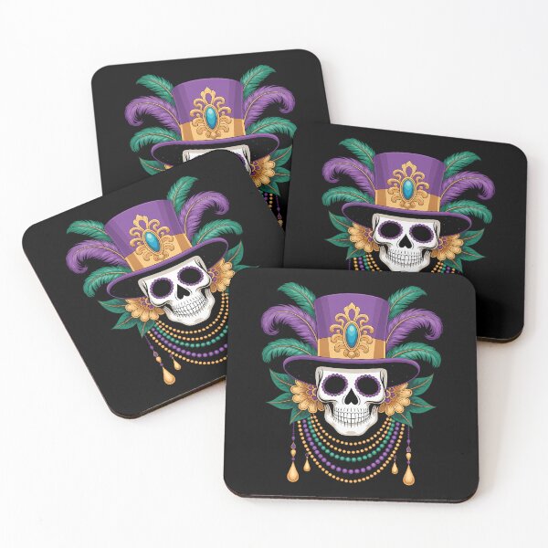 Item preview, Mardi Gras Sugar Skull Carnival New Orleans Trip designed and sold by Bandikonsalez.