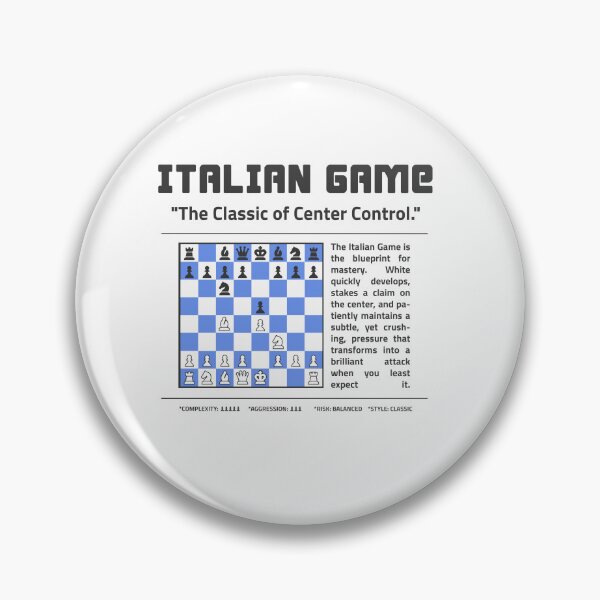 Item preview, ITALIAN GAME Chess T-Shirt | The Classic Art of Center Control designed and sold by Sorcend.