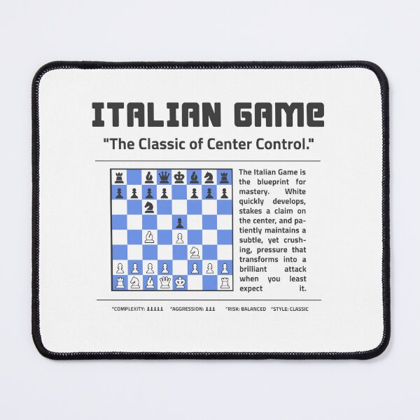 Item preview, ITALIAN GAME Chess T-Shirt | The Classic Art of Center Control designed and sold by Sorcend.