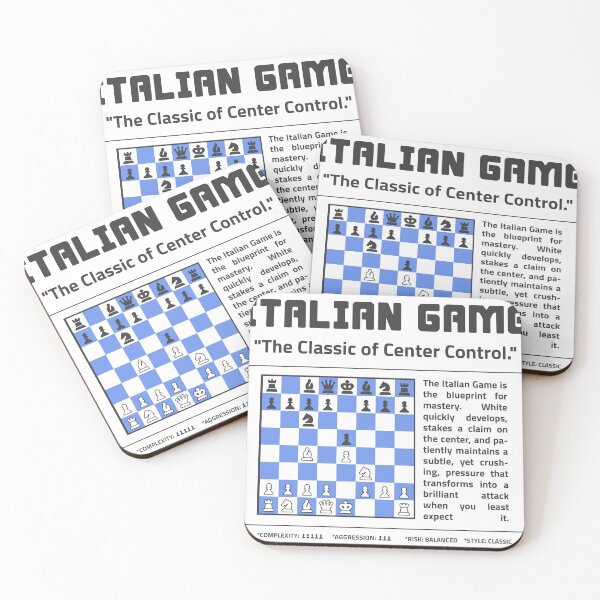 Item preview, ITALIAN GAME Chess T-Shirt | The Classic Art of Center Control designed and sold by Sorcend.