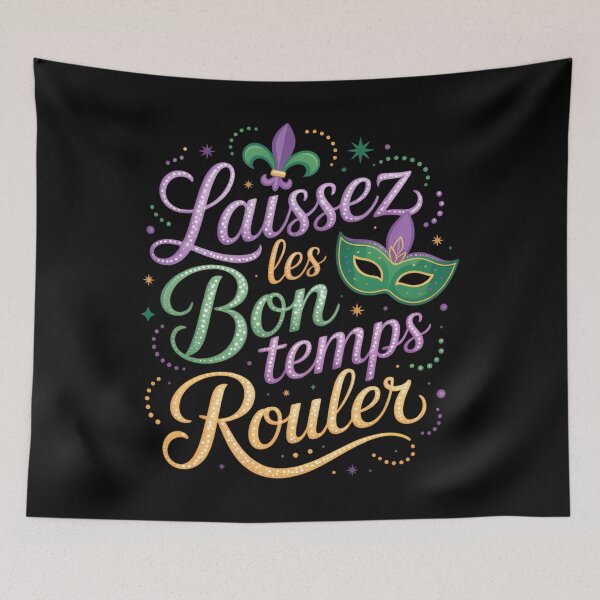 Item preview, Laissez Les Bon Temps Rouler Mardi Gras 2026 New Orleans designed and sold by Bandikonsalez.