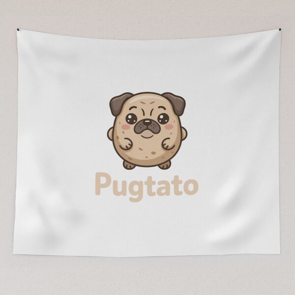Item preview, Chubby French Bulldog Pugtato Kawaii Cartoon Dog designed and sold by chattsuede.