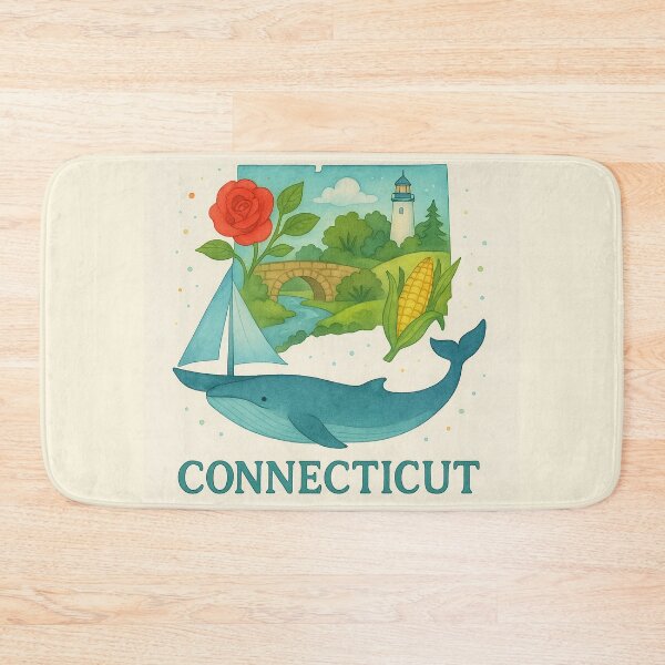 Item preview, Connecticut designed and sold by Dream Whimspirations.