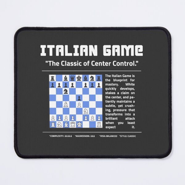 Item preview, ITALIAN GAME Chess T-Shirt | The Classic Art of Center Control designed and sold by Sorcend.