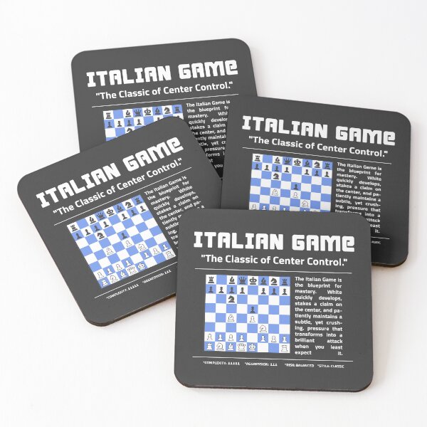 Item preview, ITALIAN GAME Chess T-Shirt | The Classic Art of Center Control designed and sold by Sorcend.