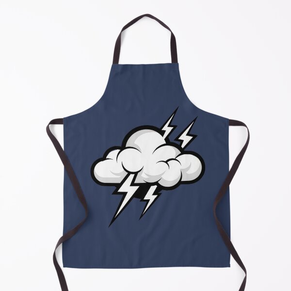 Item preview, Storm Cloud with Lightning – Bold Weather Icon Design designed and sold by NoctaHike.