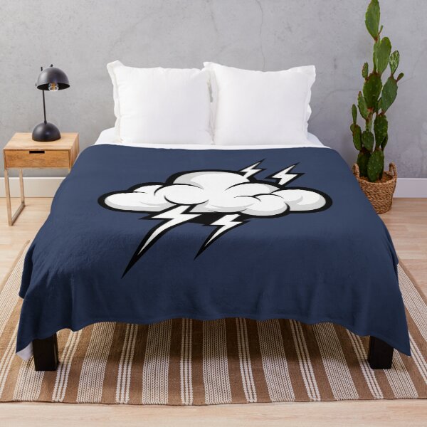 Item preview, Storm Cloud with Lightning – Bold Weather Icon Design designed and sold by NoctaHike.