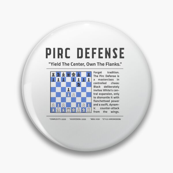 Item preview, PIRC DEFENSE Chess T-Shirt | Yield The Center. Own The Flanks. designed and sold by Sorcend.