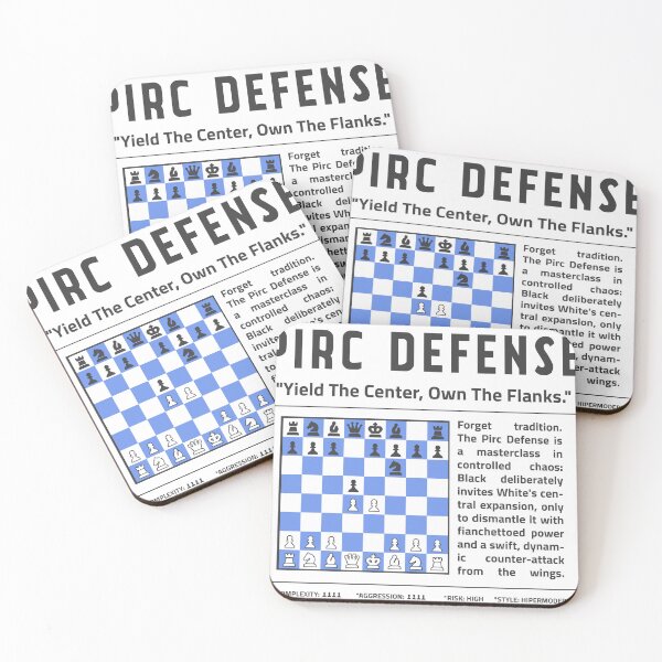 Item preview, PIRC DEFENSE Chess T-Shirt | Yield The Center. Own The Flanks. designed and sold by Sorcend.