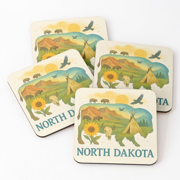 Item preview, North Dakota designed and sold by Whimspired By Paxx.