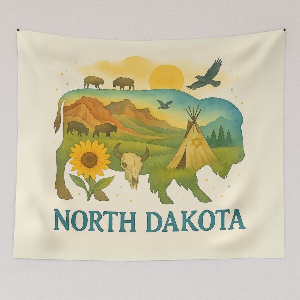 Item preview, North Dakota designed and sold by Dream Whimspirations.