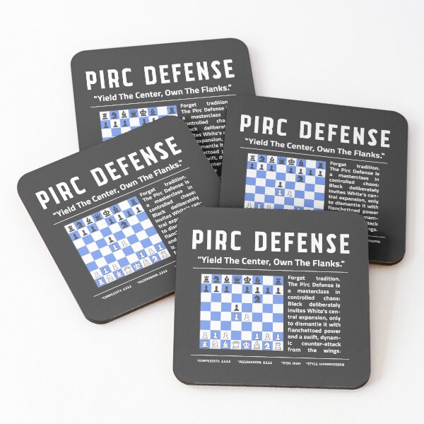 Item preview, PIRC DEFENSE Chess T-Shirt | Yield The Center. Own The Flanks. designed and sold by Sorcend.