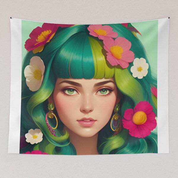 Item preview, Green Spring Girl designed and sold by  Bride of the desert.