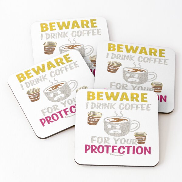 Item preview, Coffee for Your Protection designed and sold by DECORATE.THE.CITY (D.T.C).