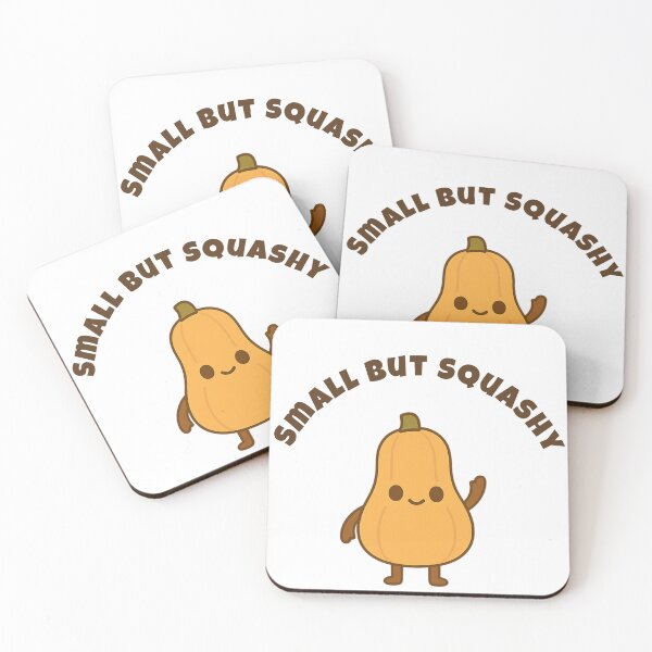 Item preview, Small But Squashy – Cute Butternut Squash Pun Design designed and sold by Humble Threadworks.