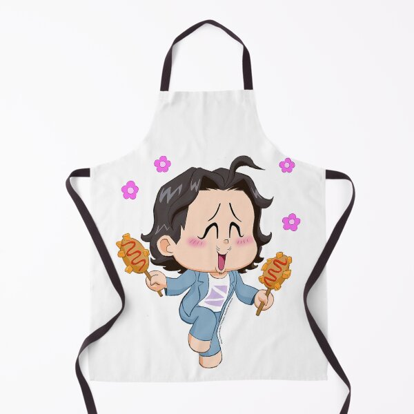 Item preview, Kpop Demon Hunters Chibi Bobby Enjoying Corn Dogs  designed and sold by Emilia Maurice.