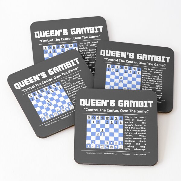 Item preview, QUEEN'S GAMBIT Chess T-Shirt | Control The Center. Own The Game. designed and sold by Sorcend.
