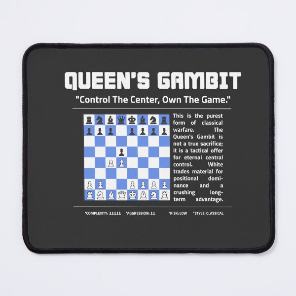 Item preview, QUEEN'S GAMBIT Chess T-Shirt | Control The Center. Own The Game. designed and sold by Sorcend.