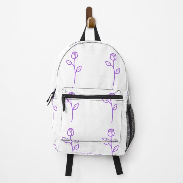 Item preview, Purple Rose Line Art - Minimalist Flower Illustration designed and sold by HumTumMe.