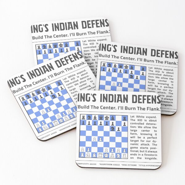 Item preview, KING'S INDIAN DEFENSE Chess T-Shirt | Build The Center. I'll Burn The Flank. designed and sold by Sorcend.