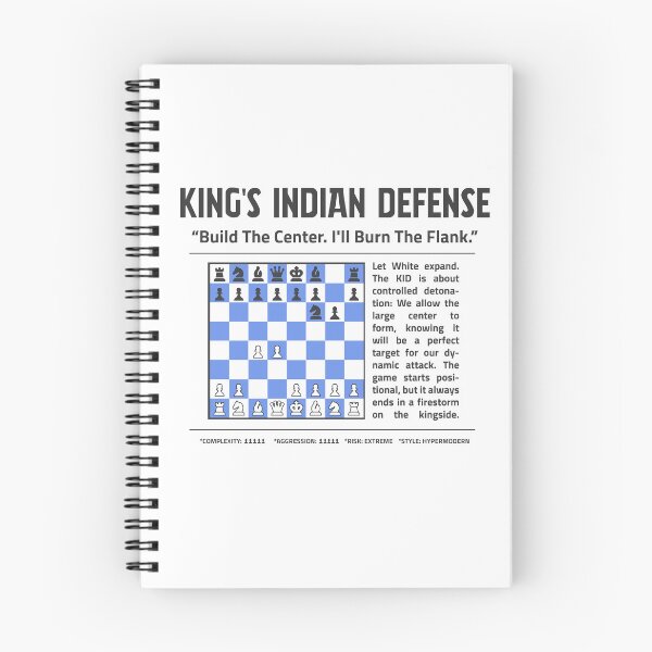 Item preview, KING'S INDIAN DEFENSE Chess T-Shirt | Build The Center. I'll Burn The Flank. designed and sold by Sorcend.