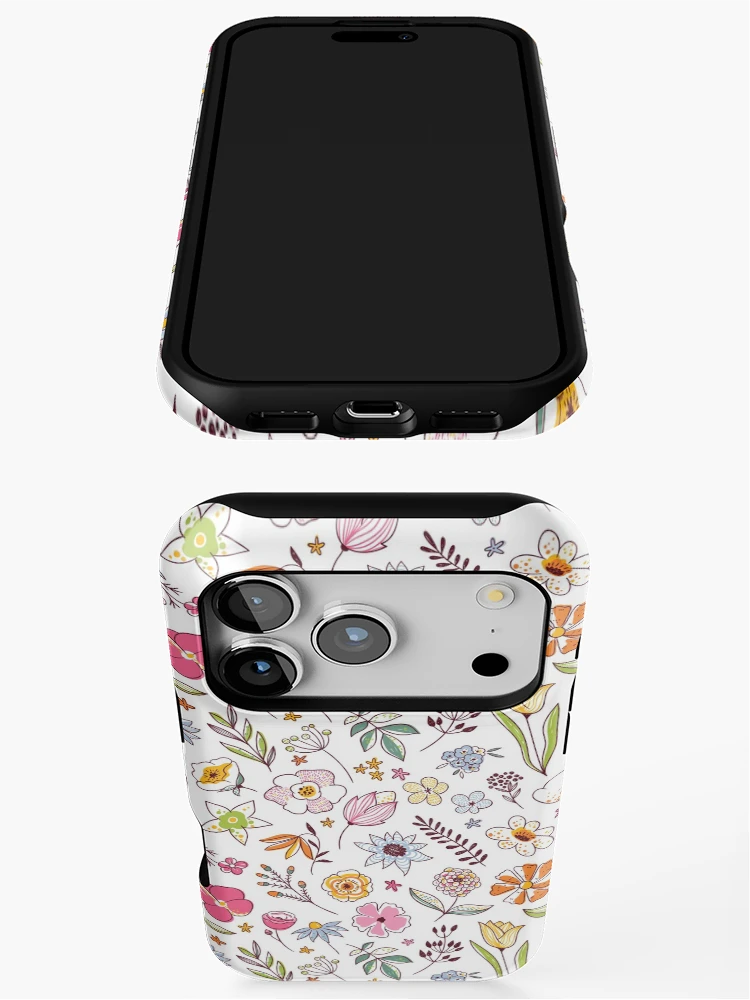 Thumbnail 3 of 4, iPhone Case, Spring Bloom Pattern designed and sold by PrettySimple Graphic Design.