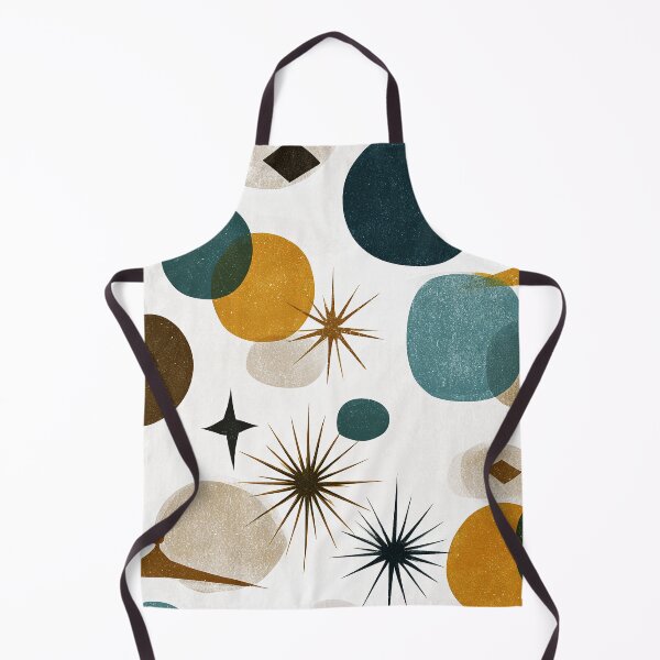 Item preview, Mid-Century Modern Blue, Mustard, And Earthtones Textured Abstract designed and sold by DEC02.