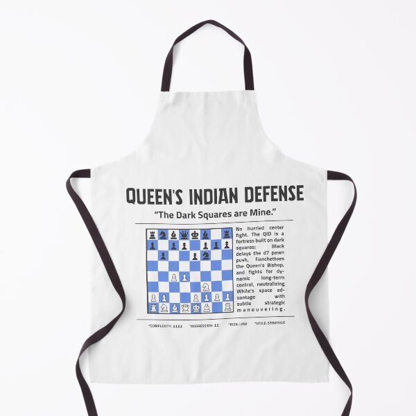 Item preview, QUEEN'S INDIAN DEFENSE Chess T-Shirt | The Dark Squares Are Mine. designed and sold by Sorcend.