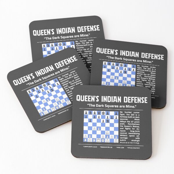 Item preview, QUEEN'S INDIAN DEFENSE Chess T-Shirt | The Dark Squares Are Mine. designed and sold by Sorcend.