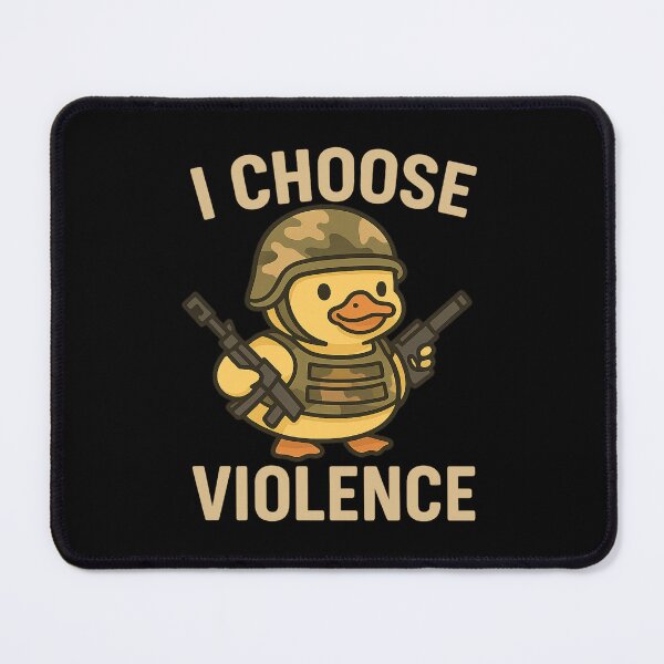 Item preview, I Choose Violence - Rubber Ducky Vet designed and sold by getpressedshirt.
