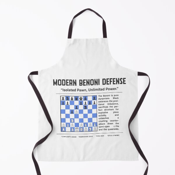 Item preview, MODERN BENONI DEFENSE Chess T-Shirt | Isolated Pawn. Unlimited Power. designed and sold by Sorcend.