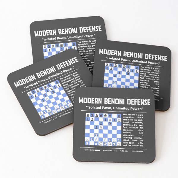 Item preview, MODERN BENONI DEFENSE Chess T-Shirt | Isolated Pawn. Unlimited Power. designed and sold by Sorcend.