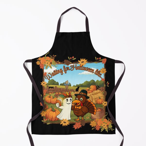 Item preview, Thanksgiving Halloween Mashup – Cute Ghost & Pilgrim Turkey Thanksgiving Art designed and sold by BeesNeesTees.