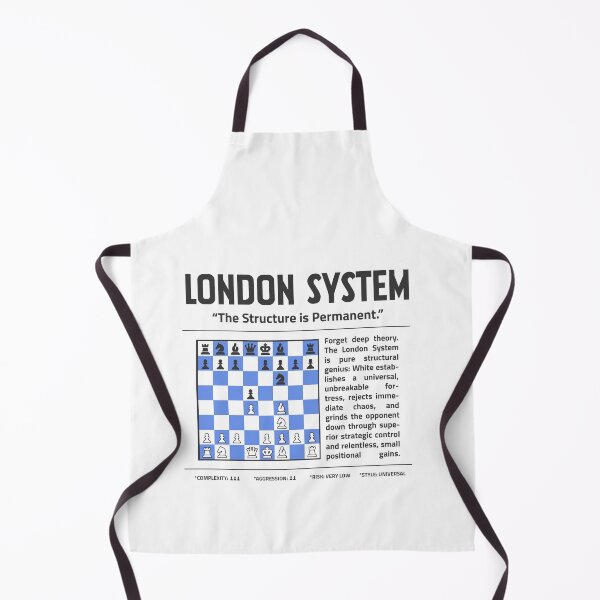 Item preview, LONDON SYSTEM Chess T-Shirt | The Structure Is Permanent. designed and sold by Sorcend.