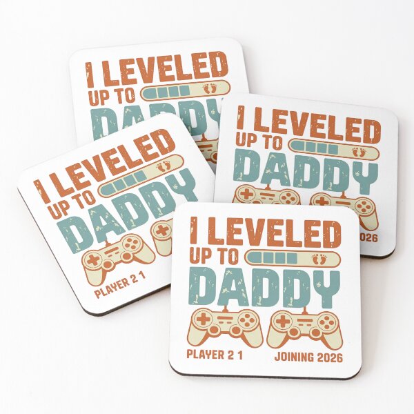 Item preview, Gamer Dad Pregnancy Announcement Loading Bar Retro Gaming Reveal designed and sold by chattsuede.