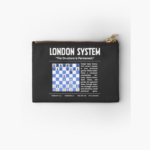 Item preview, LONDON SYSTEM Chess T-Shirt | The Structure Is Permanent. designed and sold by Sorcend.