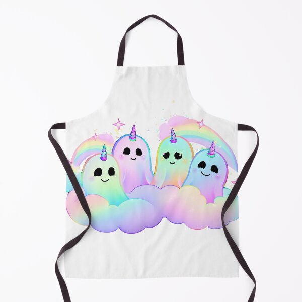 Item preview, Rainbow Unicorn Ghost Family- Cute Colorful Ghosts designed and sold by wearandwonder.