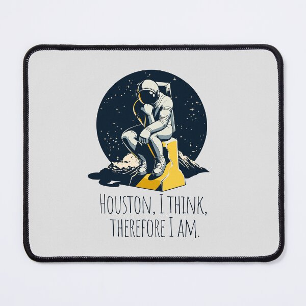 Item preview, Astronaut Thinker T-Shirt – Funny Space Philosophy Auguste Rodin Tee designed and sold by DAMOTAmagazine.