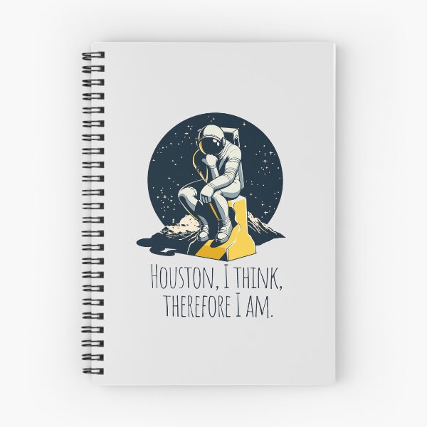 Item preview, Astronaut Thinker T-Shirt – Funny Space Philosophy Auguste Rodin Tee designed and sold by DAMOTAmagazine.