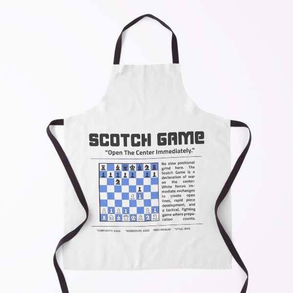Item preview, SCOTCH GAME Chess T-Shirt | Open The Center. Immediately. designed and sold by Sorcend.