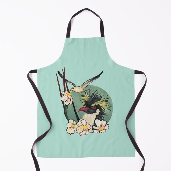 Item preview, Southern Rockhopper and pale maiden flowers designed and sold by KnowingWonder.