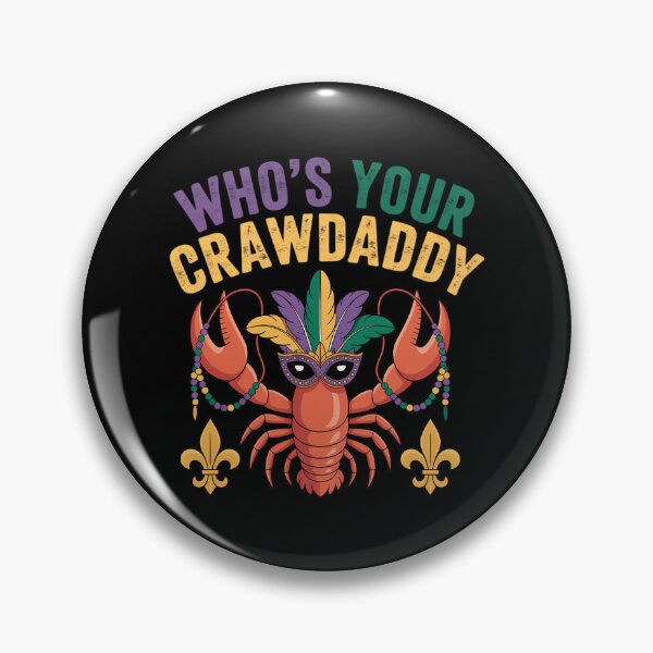 Item preview, Whos Your Crawdaddy Crawfish Jester Beads Funny Mardi Gras designed and sold by ValerieRodrigue.