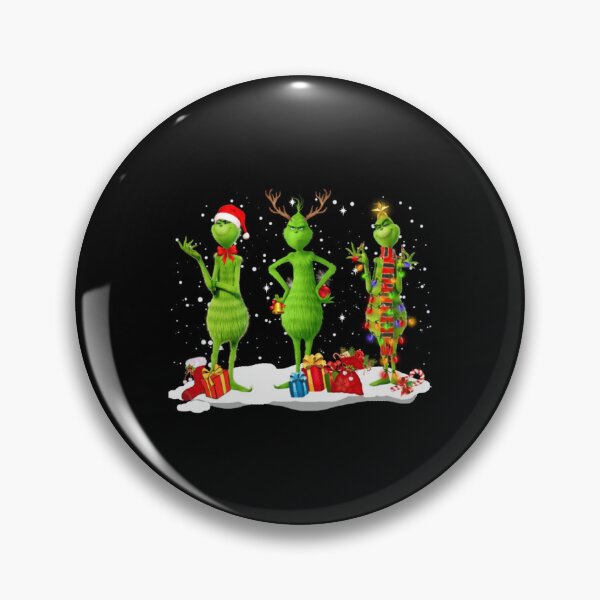 Item preview, Grinch Christmas Trio – Funny Festive Holiday Illustration designed and sold by juniaheneili.